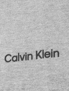 Moletom Calvin Klein Loungewear Masculino Half Zip Modern Logo Cinza Mescla