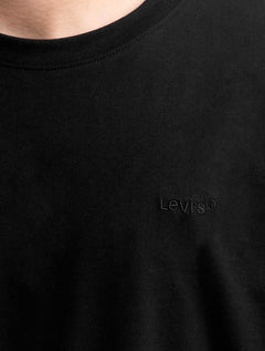 Camiseta Levis Masculina Standard Fit Pima Mono Logo Preta