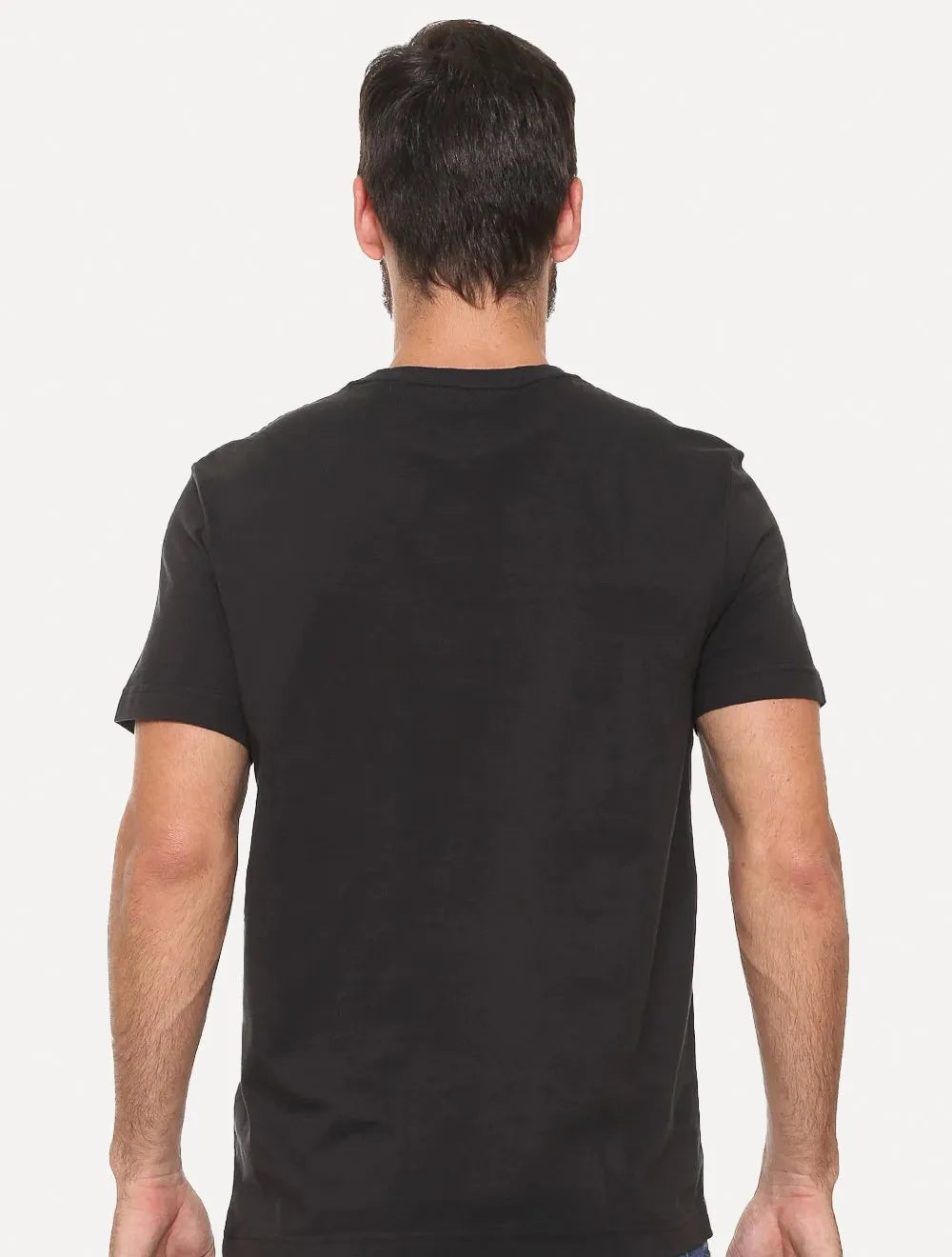 Camiseta Tommy Hilfiger Masculina Essential Flag Sash Preta