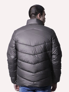 Jaqueta Victory Eagle Masculina Metallic Zip Chumbo