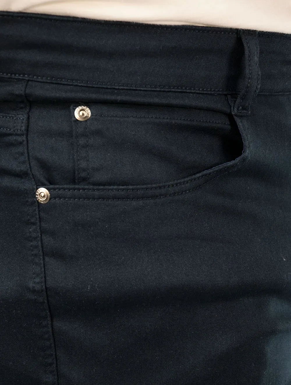Calça Dudalina Jeans Masculina Slim Acetinada Escura