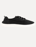 Tênis Nautica Masculino Denim Sailboat Logo Preto