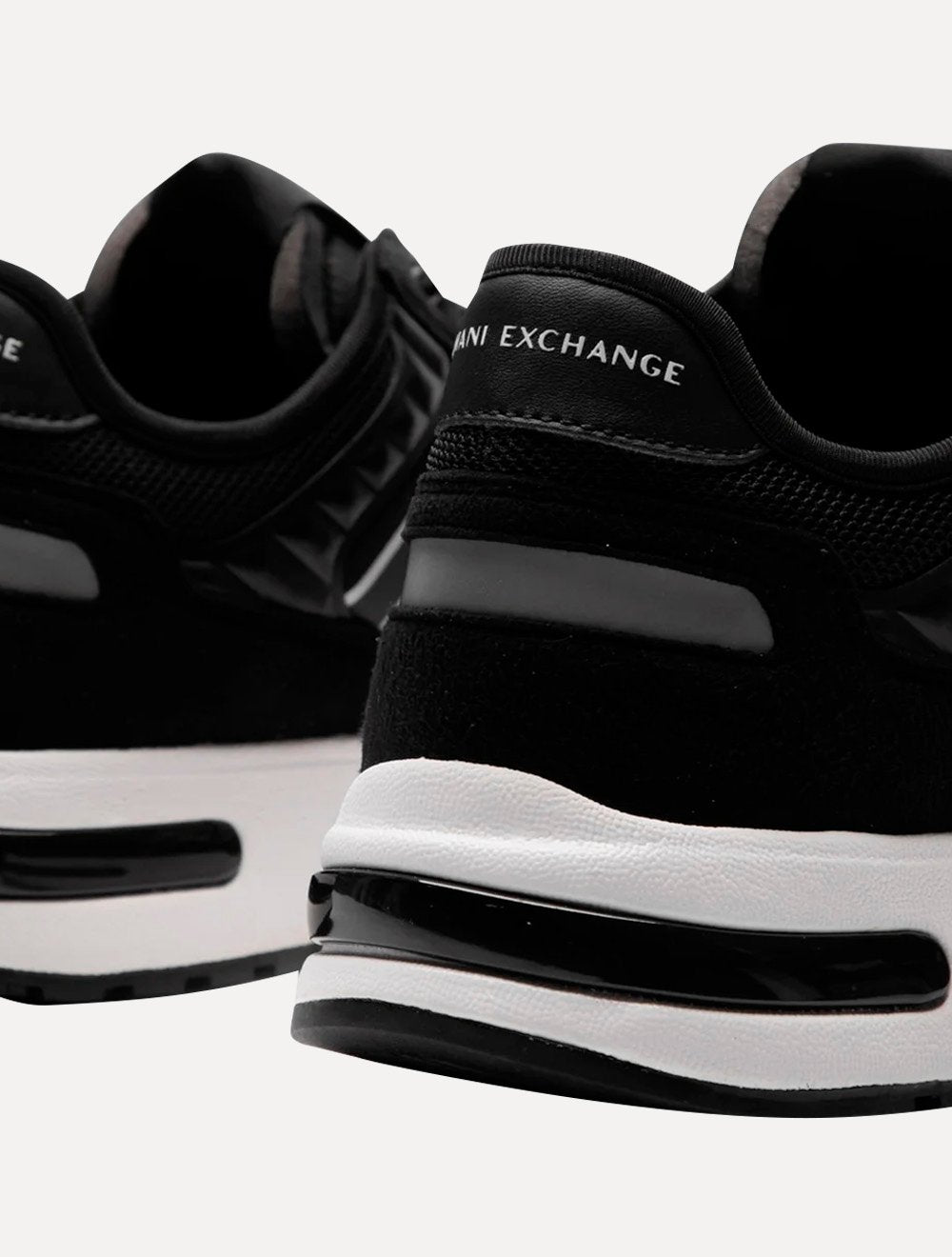 Tênis Armani Exchange Masculino Sneaker AX Maxi Logo Black
