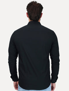 Camisa King & Joe Malha Travel Pack Tech Poliflex Preta