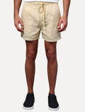 Short Calvin Klein Jeans Color Cós Elástico Amarelo Claro