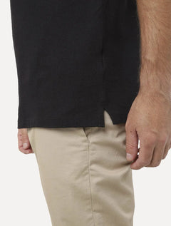 Polo Dudalina Masculina Essentials Extra Cotton Grey Icon Preta