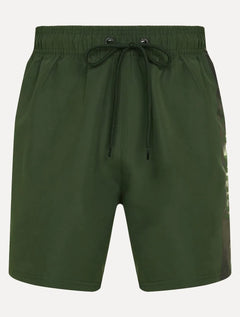 Short John John Masculino Bora Verde Militar
