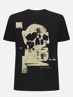 Camiseta John John Masculina Relaxed Complex Skull Preta