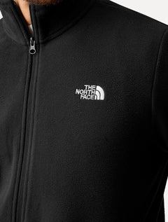 Blusa The North Face Masculina Fleece Glacier Full Zip TNF Preta
