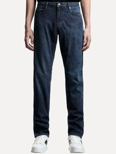 Calça Jeans Emporio Armani Masculina J06 Slim Fit  Azul Médio