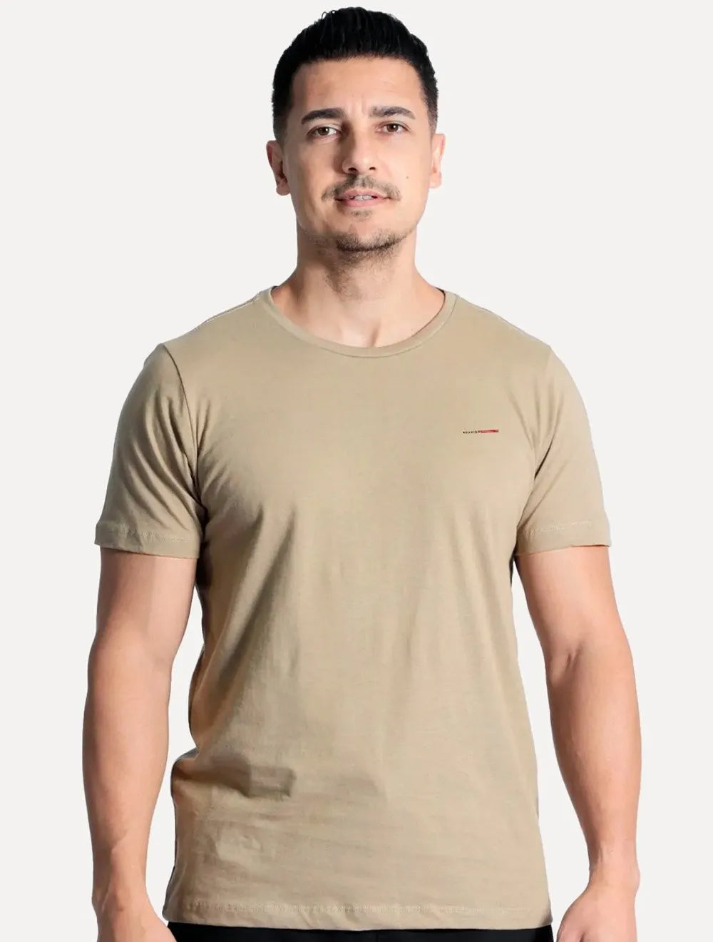 Kit Camisetas Aramis | Estampa Assinatura Preta/Cáqui