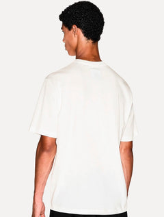 Camiseta Armani Exchange Masculina Regular Fit Small Logo Icon Off-White