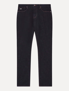 Calça Jeans Empório Armani Masculina J06 Slim Fit Cintura Regular Azul Denim