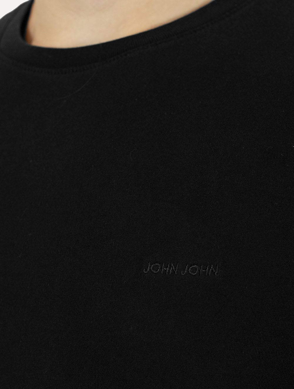 Camiseta John John Masculina Slim Clean Preta