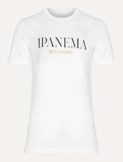 Camiseta Osklen Masculina Regular Vintage Ipanema Serif Branca