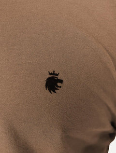 Camiseta Von der Volke Masculina Origineel Velvet Dark Lion Marrom