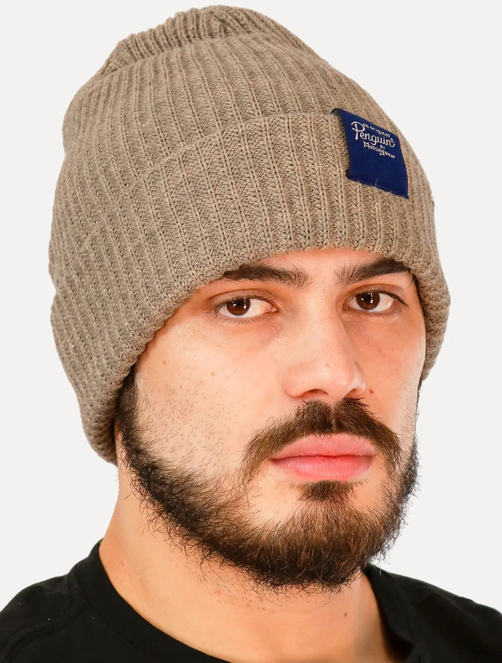 Gorro/Touca Original Penguin Masculino Etiqueta Cáqui
