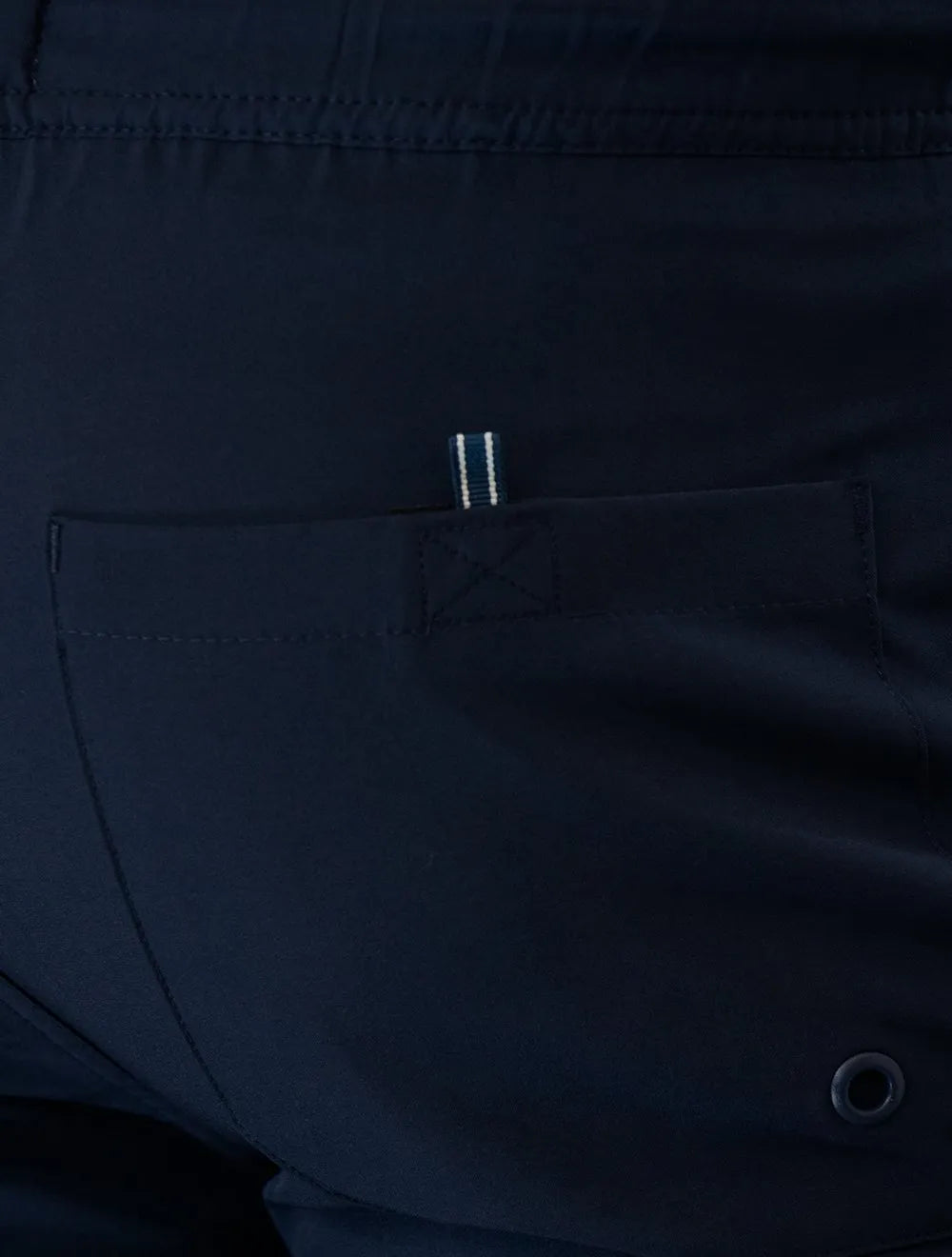 Short Original Penguin Masculino D'Água Logo Patch Azul Marinho