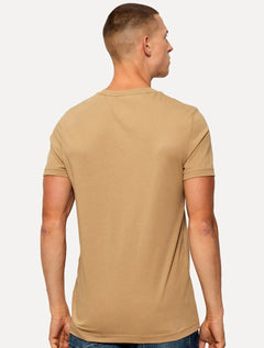 Camiseta Tommy Hilfiger Masculina Core Logo Tee Marrom