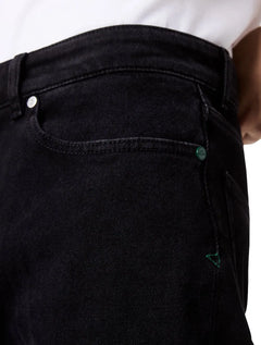 Calça Lacoste Jeans Masculina Slim Fit Cotton Denim Stretch Preta