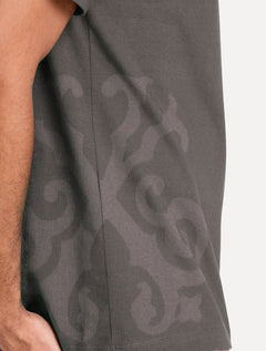 Camiseta John John Masculina Box Local Artists Cinza Escuro
