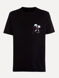 Camiseta John John Masculina Relaxed Fit Burning Flower Preta