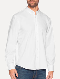 Camisa Levis Masculina Relaxed Oxford Authentic Button Up Branca