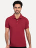 Polo Aramis Masculina Basic Piquet Bordô