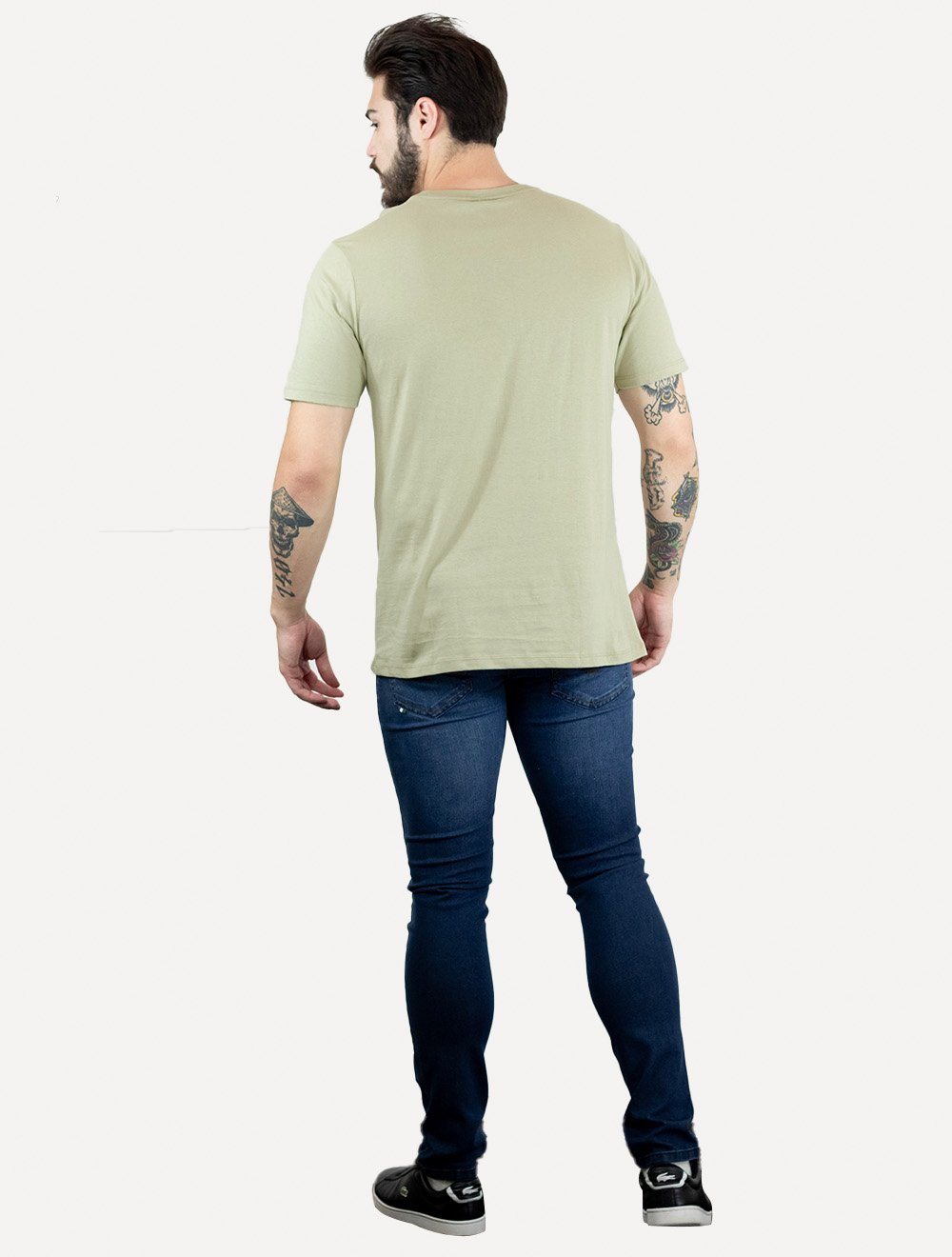Camiseta John John Masculina JJ Basic Logo Rusty Verde Claro