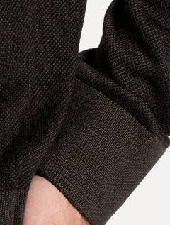 Suéter John John Masculino Regular Fit Tricot Smooth Marrom Médio