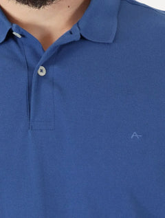 Polo Aramis Masculina Basic Piquet Mono Azul Royal