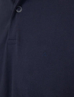 Polo Aramis Masculina Piquet Duplo Friso Move Azul Marinho