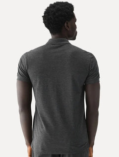 Polo Aramis Masculina Basic Piquet Grafite Mescla