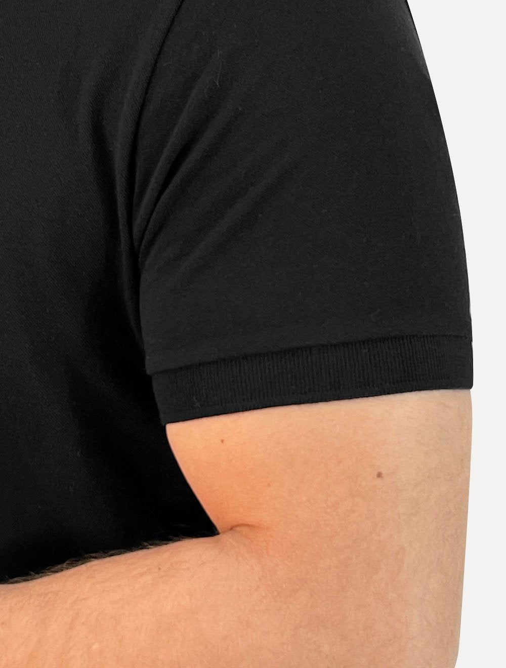 Polo Calvin Klein Masculina Piquet Regular CKJ Bordado Preta