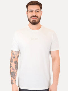 Camiseta John John Masculina Regular Clean Off-White