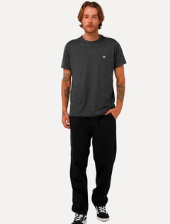 Camiseta Aeropostale Embroidered Light Logo NYC A87 Chumbo Mescla