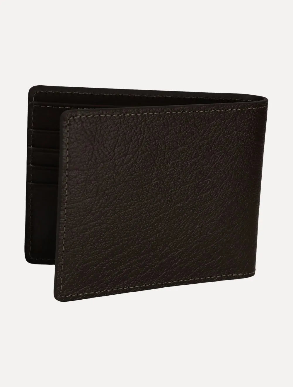 Carteira Aramis Masculina Couro Horizontal Rought Marrom Café