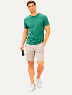Camiseta Individual Comfort Pima Soft Touch Verde Escuro