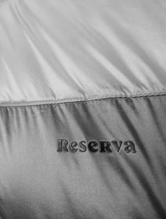 Jaqueta Reserva Masculina Hoodie Double Face Puffer Chumbo Cinza Preta