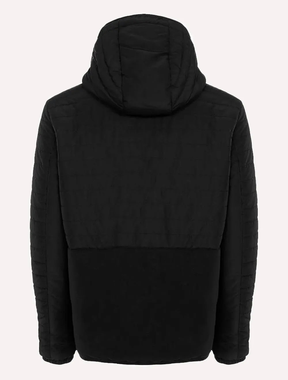 Jaqueta Dudalina Masculina Puffer Nylon Textura Preta