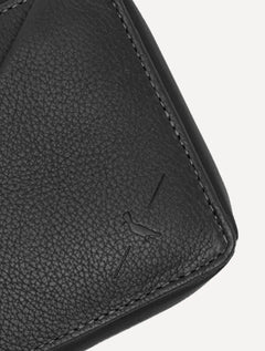 Carteira Reserva Masculina Office Leather Preta