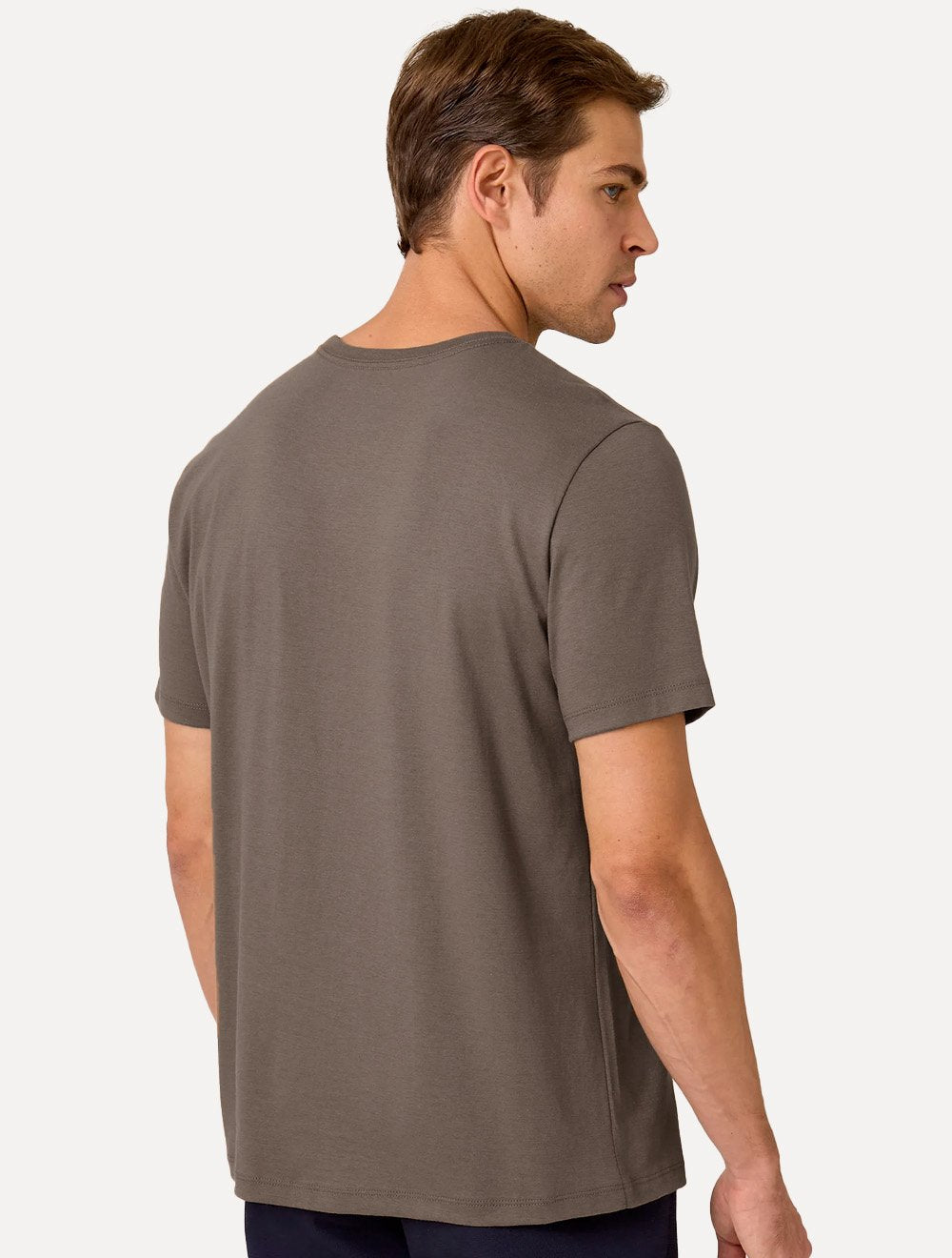 Camiseta Dudalina Masculina Essentials Brown Icon Marrom