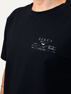 Camiseta Ellus Masculina Slim Cotton Made To Last Preta