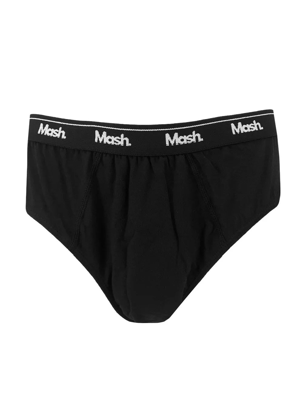 Cueca Mash Slip Cotton Basic Marinho/Preta Pack 3UN