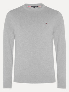 Suéter Tommy Hilfiger Masculino Signature Crewneck Cinza