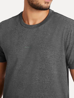 Camiseta Aramis Masculina Estampa Costas Barcode Grafite Mescla