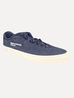 Tênis Osklen Masculino Lona Leblon Made In Brazil Azul Marinho