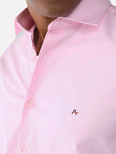 Camisa Aramis Masculina Slim Stretch Dark Logo Rosa