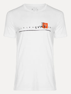 Camiseta Osklen Slim Stone Osklensurng Traco Branca
