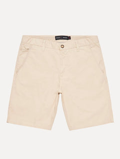 Bermuda Reserva Masculina de Sarja Casual Iron Areia